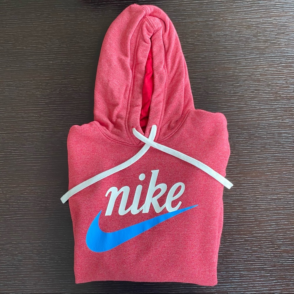 Nike red hoodie
